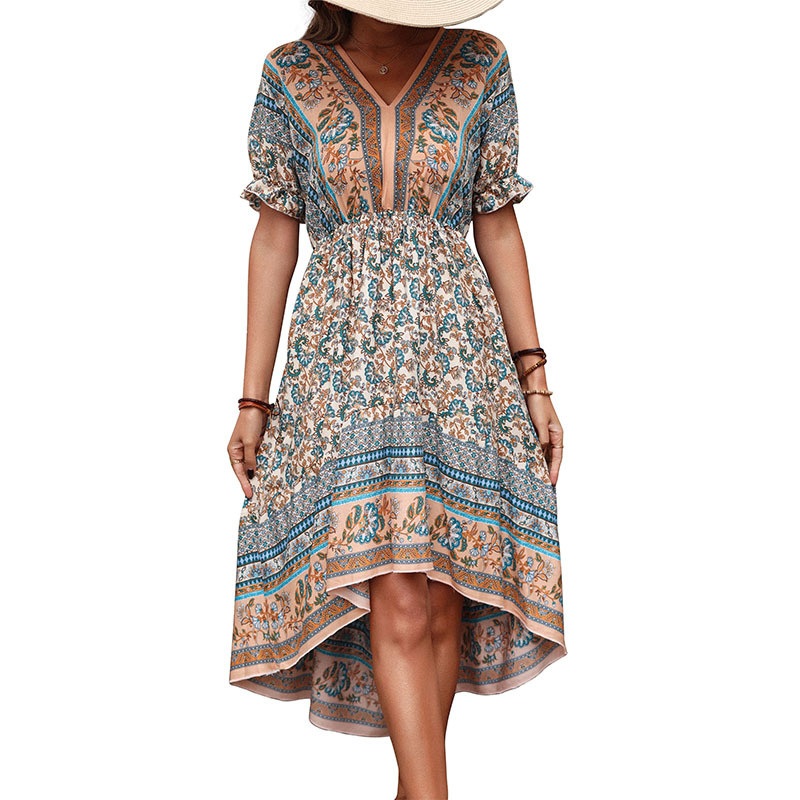 High Quality Fashion Women Summer Slim Vintage Print Irregular Holiday Classis Breathable Custom Floral Dress – Dress and Ladies Dress price|
                                        <a href="https://www.made-in-china.com/products-search/hot-china-products