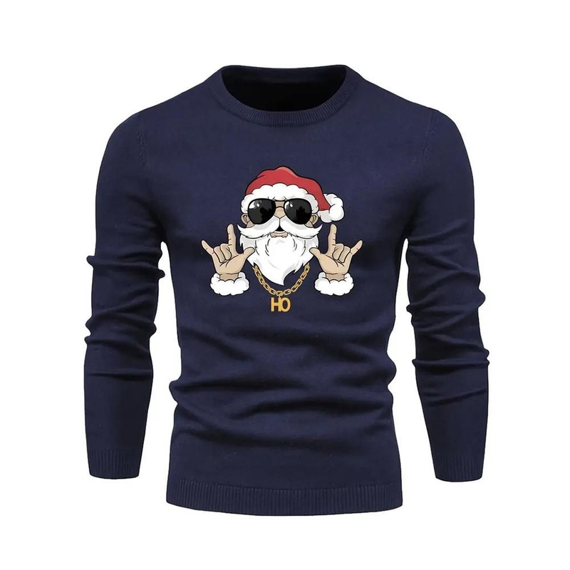 Holiday Mens Clothing Wholesale Party Custom Printed Pullover Winter Ugly Christmas Sweater – Custom Christmas Sweater and Mens Ugly Sweater price|S/M/L/Customized Size