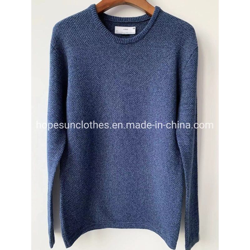OEM Manufacturer Men Jacquard Crewneck Pullover Knitwear Sweaters – Sweater and Knitwear price|S