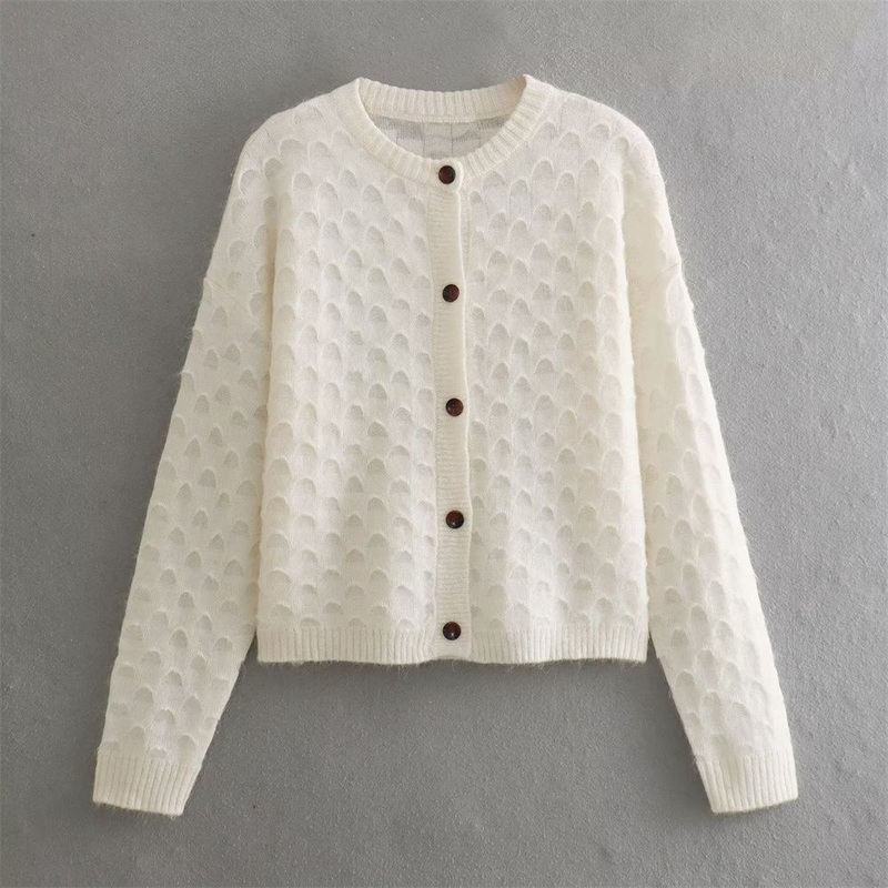 Pb&Za Womens Clothing Wholesale Short Blended Pattern Cardigan Sweater – Designer Sweater and Sweaters for Women price|S, S . M . L