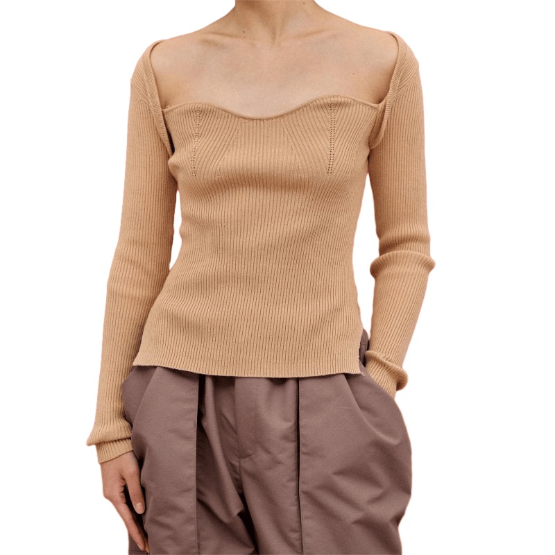 Solid Color Summer Knitwear Custom Logo Ladies Square Neck Slim Pullover Thin Women Sweater – Customized Factory Sweaters and Summer Knitwear Ladies Sweater price|S, S/M/L/Customized Size