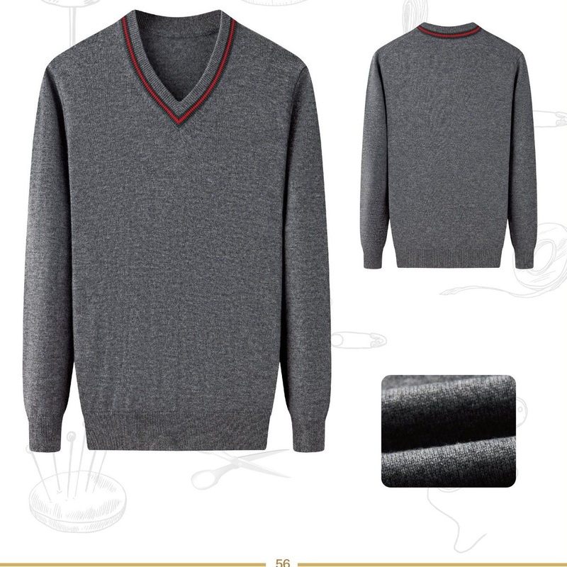 Winter Custom Unisex Color Block Stitching Leisure V Neck Men Heavy Weight Pullover Business Sweater – Men Wool Cashmere Sweater and Women Wool Cashmere Sweater price|S