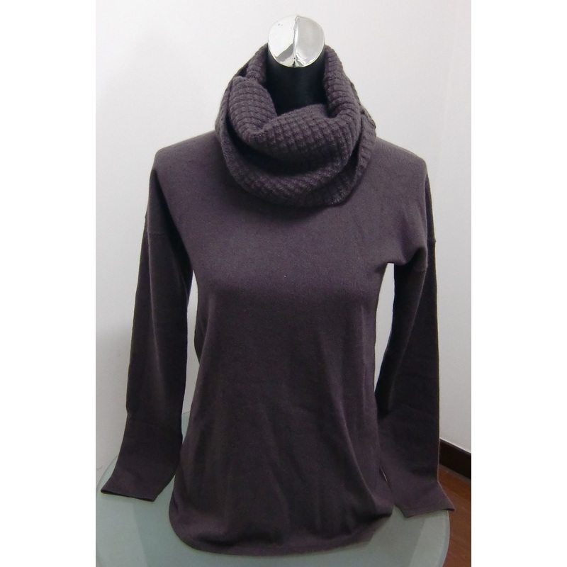 Womens Chunky Cowl Neck Drop Shoulder Cashmere Sweater (LAB37) – Cashmere Sweater and Womens Cashmere price|S