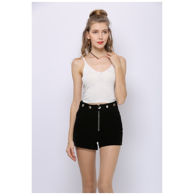 Womens Cropped Vest Suspenders Fashion V-Neck Sweater – Made in China and Sweater price|S