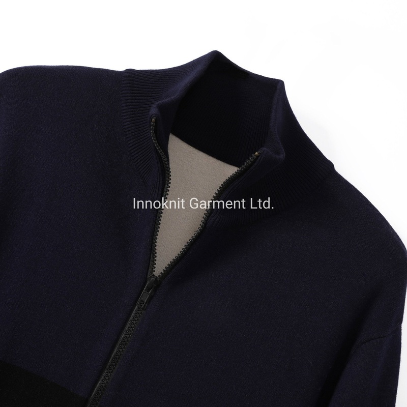 Invisible Zipper Clothing for Mens Knitted Cardigan with Stripes Sweater – Fashion Sweater and Cardigan price|S