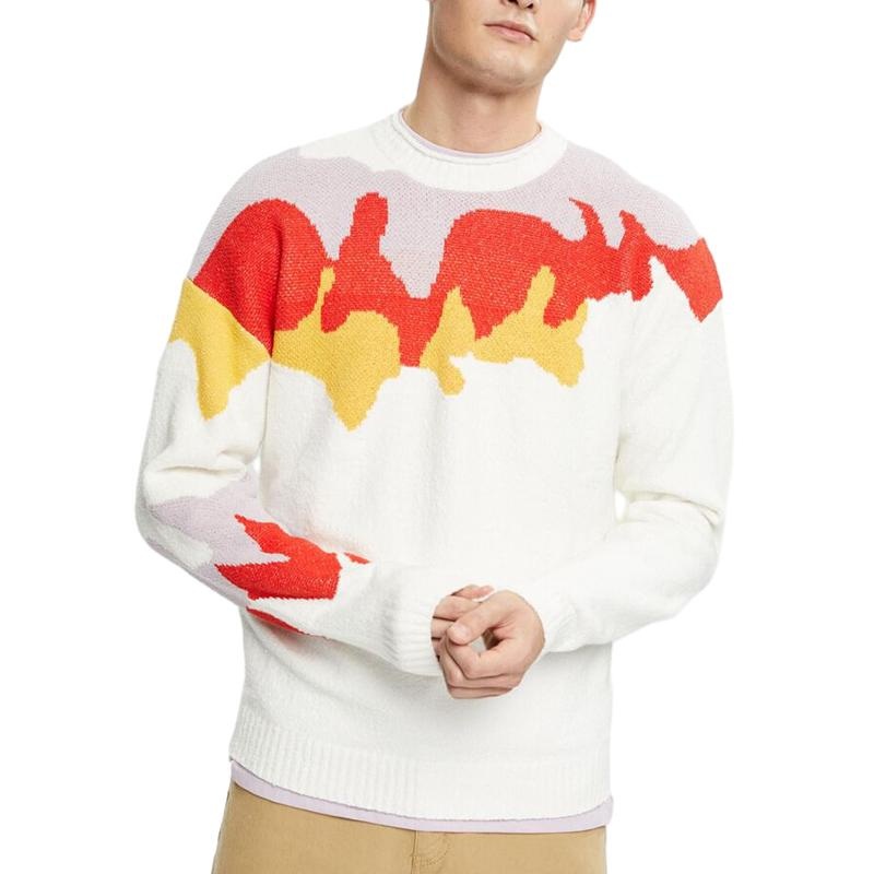 Professional Clothing Factory Wholesale Jacquard Mens Jumper Brand OEM Custom Pullover Sweater – Customized Factory Sweaters and Winter Mens Sweater price|S/M/L/Customized Size