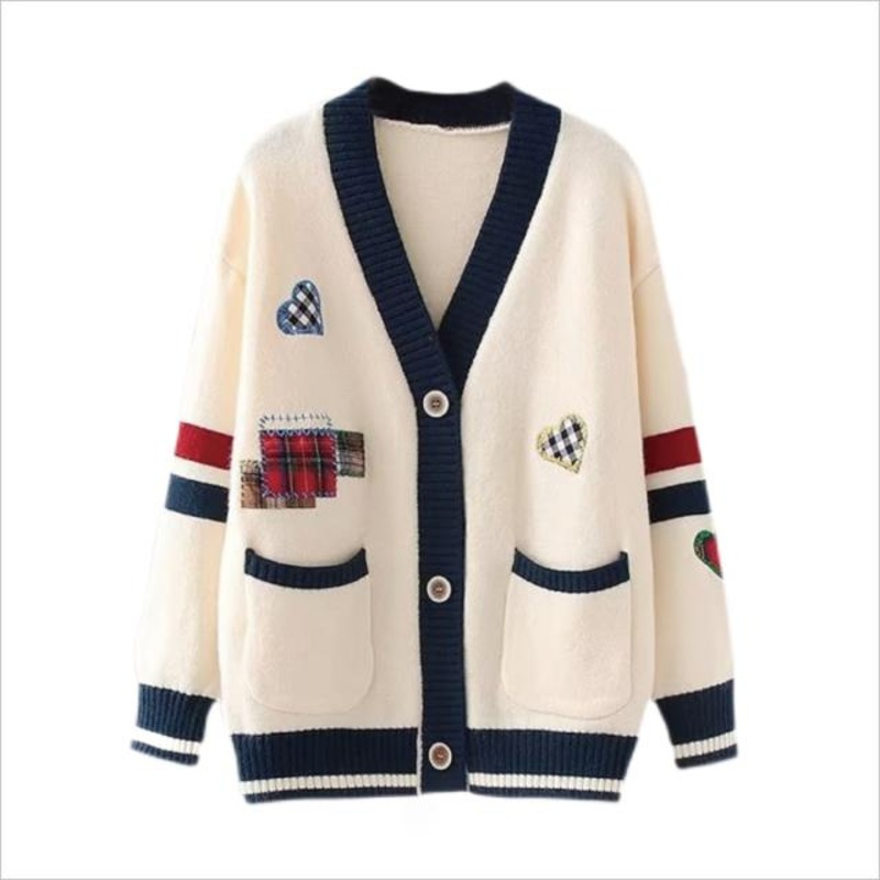Womens Jacket Multi-Color Cardigan Jacket with Pockets Button V-Neck Knit Sweater Cardigan – Ladies Sweater and Customized Factory Sweaters price|S/M/L/Customized Size