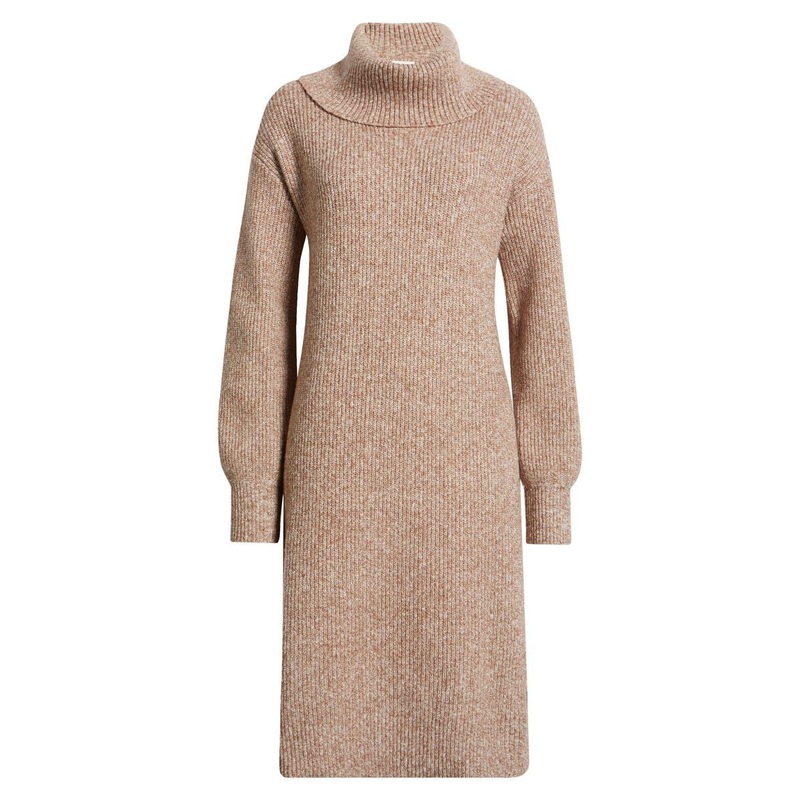 2023 Factory OEM Wholesale Custom Summer New Fashionable Turtle Neck Cotton Blend Long Sleeve Sweater Dress – Knitwear and Summer Sweater Dress price|S