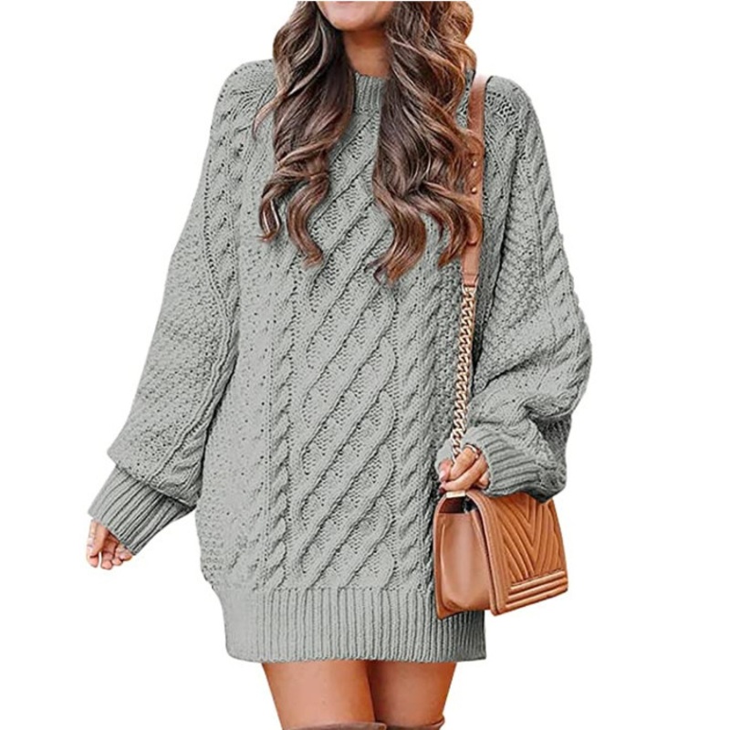 Autumn Style Winter Femme Knitted Jumper S Ladies Pullover Neck Sweater Women Round Collar Knitwear – Cardigan and Sweater price|S