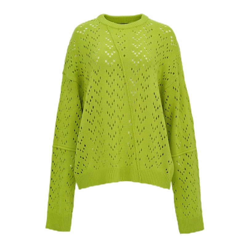 Hollow Womens Knitwear New Pullover Solid Colour Flared Sleeve Knit Top Sweater – Womens Flared Sleeve Sweater and New Knitwear Pullover price|S/M/L/Customized Size