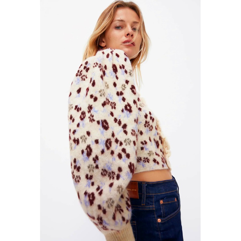 Jacquard Cropped Knitted Womens Crop Cardigan Sweater Luxury Gg Wrap Women Sweaters – Women Clothes and Clothing price|S