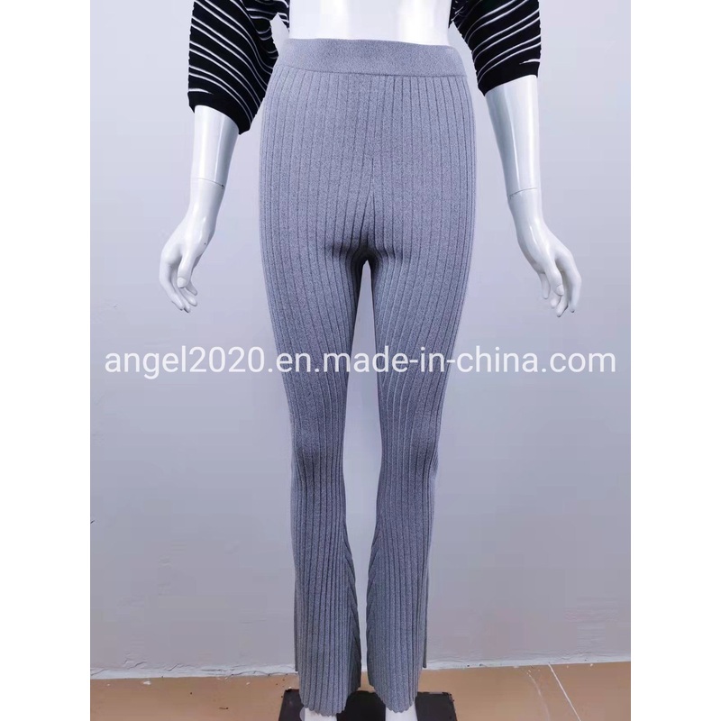 Knitted Knitwear Ladies Knitted Long Pants with Pockets of Ak210654 – Sweatsirts and Pants price|L