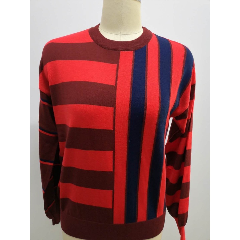 Ladies Wool/Acrylic Cardigan – Stripe and Clothes price