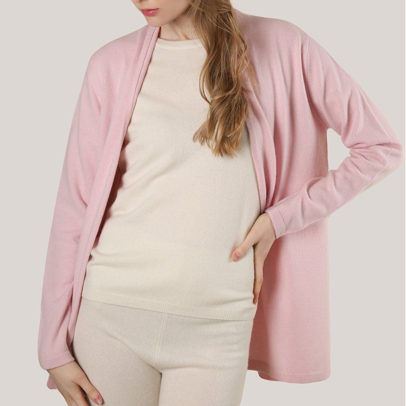 Pink Cashmere Open Cardigan Sweater Without Buttons – Cashmere Cardigan and Women Cardigan price|S