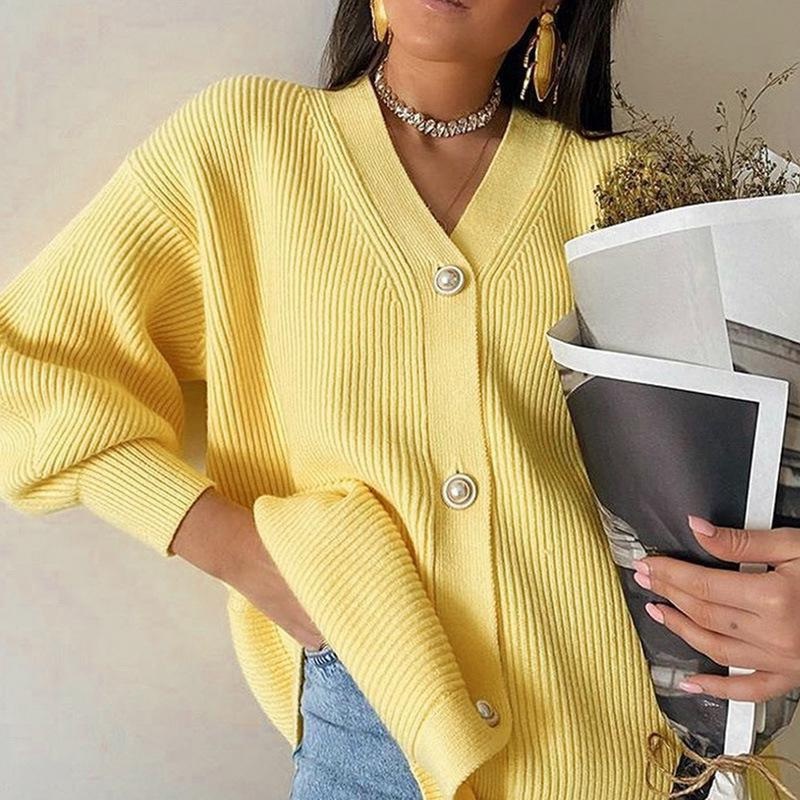 Women Knitted Cardigan with Rich Color for Autumn and Winter – Sweater and School Uniform price