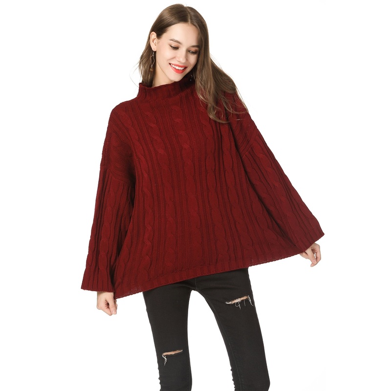 Women Pullover Knitwear Fashion Winter Apparel Clothing Ladies Casual Sweater – Dress and Clothes price|S