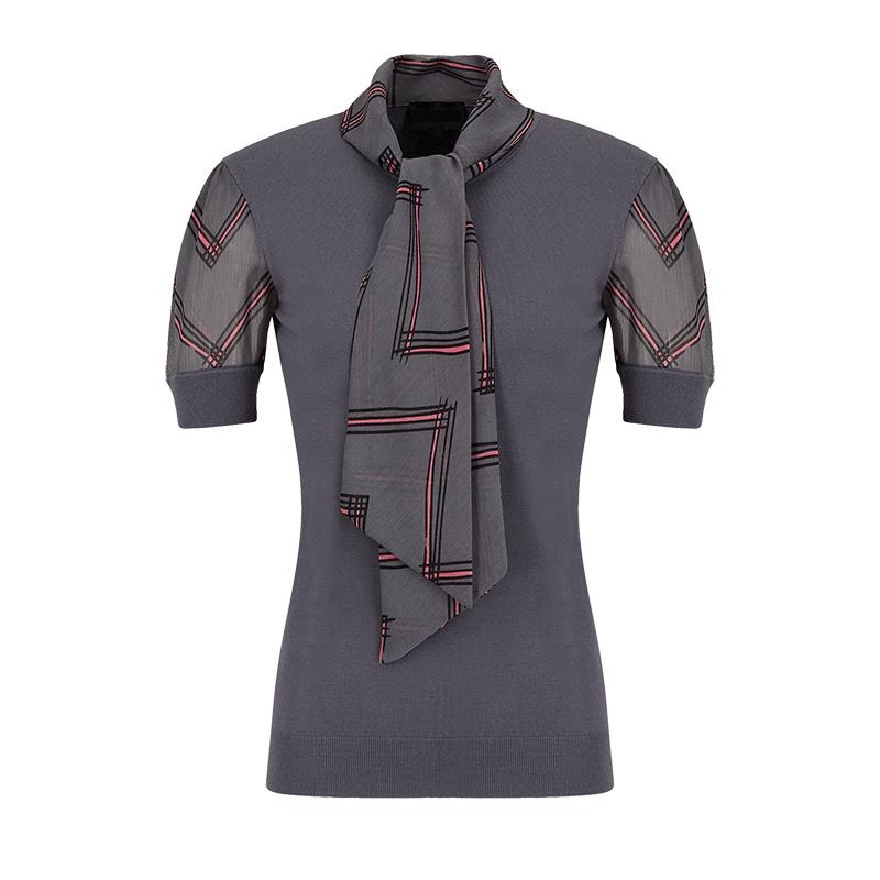 Color Customization Tie Neck Real Silk Short Sleeve Women Pullover Sweater – Jacket and Hoodies price|
                                        <a href="https://www.made-in-china.com/products-search/hot-china-products/S_Jacket.html" title="S Jacket" style=