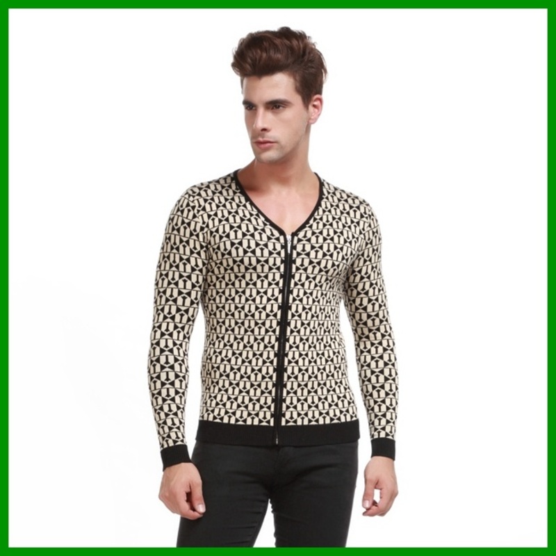 Factory Made Mens 100% Cashmere Wool Knitted Cardigan Sweater – Sweater and Men Sweater price|S
