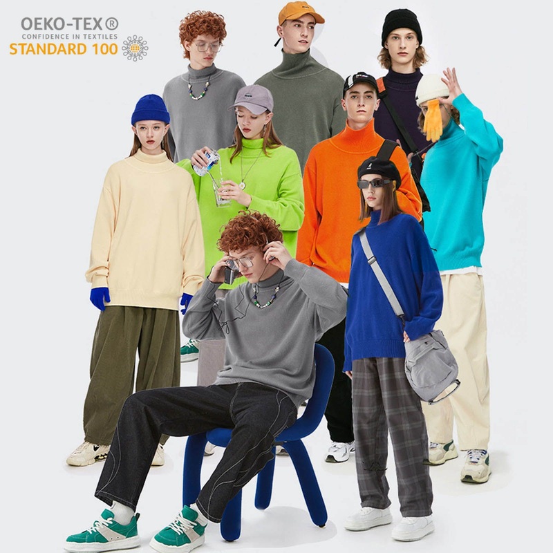 High Quality Men S Winter Casual Essentials Crewneck Sweater Thermal Turtleneck Pullover – Pullover and Sweater price|S