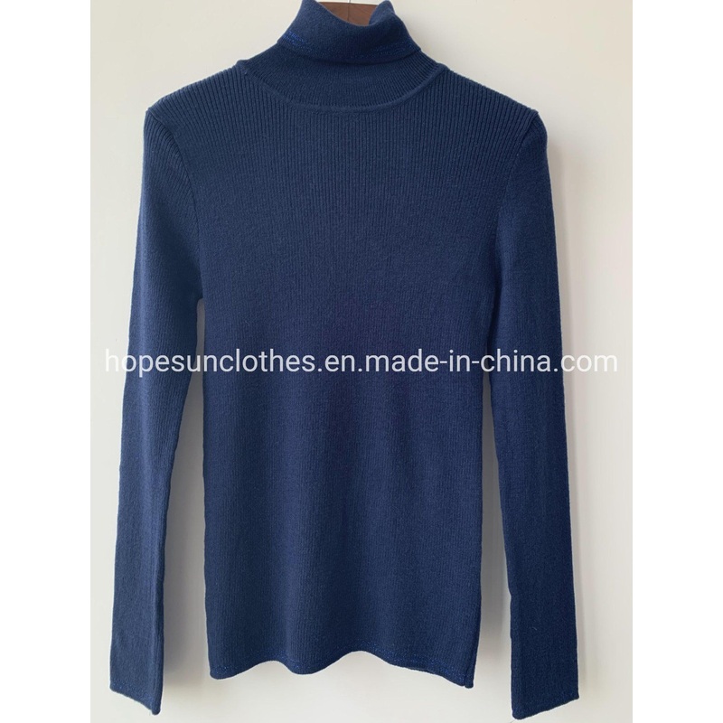 OEM Manufacturer Women Turtle Neck Slim Fit Pullover Knitwear Sweater – Sweater Jumper and Sudaderas price|S