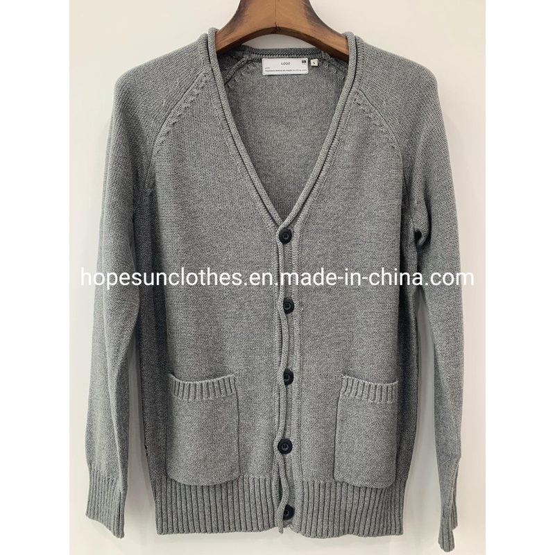 Wholesaler Manufacturer Men V-Neck Single Breasted Button Pockets Heather Grey Cardigan Knitwear Sweater – Jacket and Sudaderas price|
                                        <a href="https://www.made-in-china.com/products-search/hot-china-products/S_Jack
