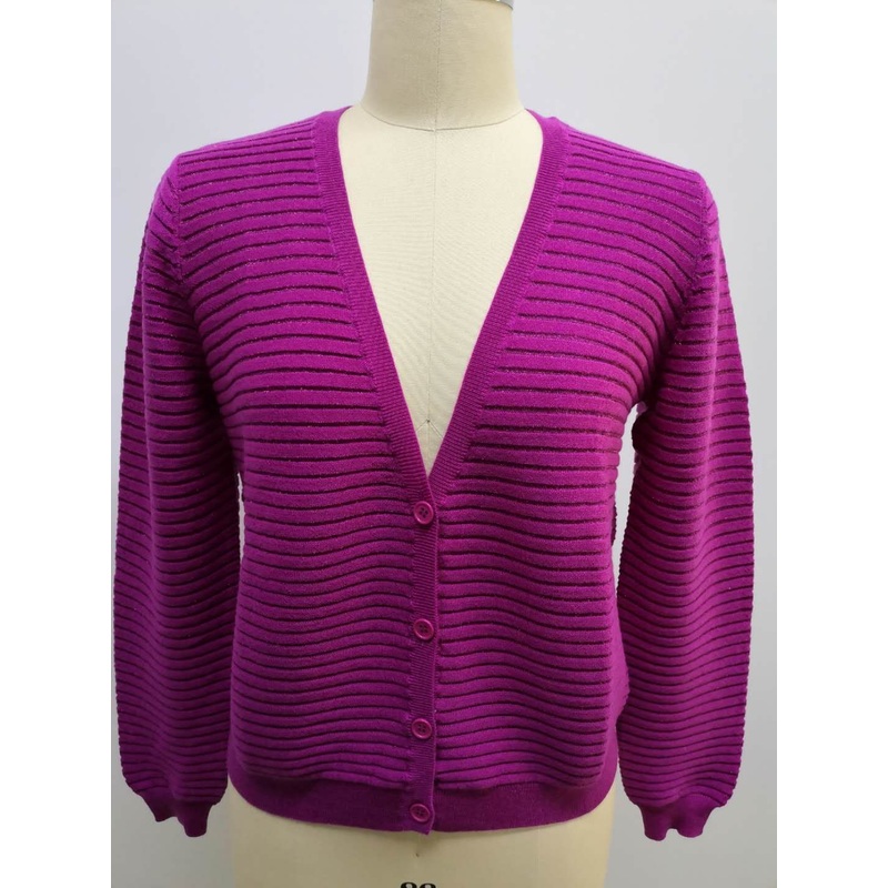 Ladies 100% Merino Wool Cardigan Sweater – Links Stitch and V Neck price|S