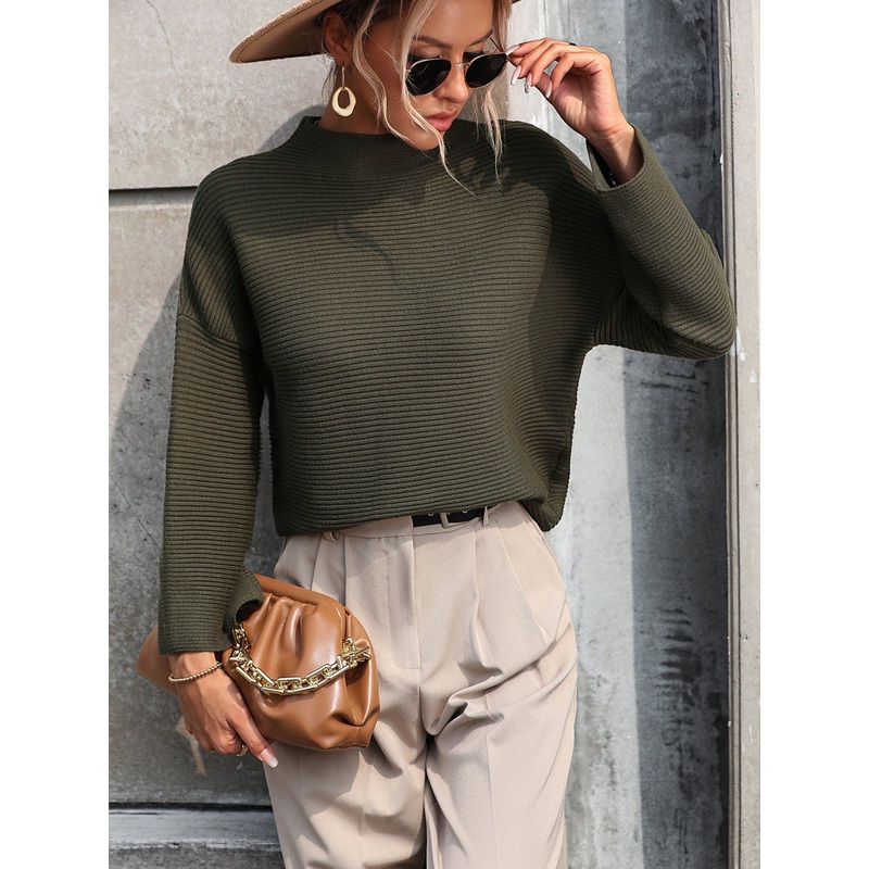 Ladies Knitting Pullover Sweater Women Knitted Sweater – Sweater and Ladies Sweater price|S