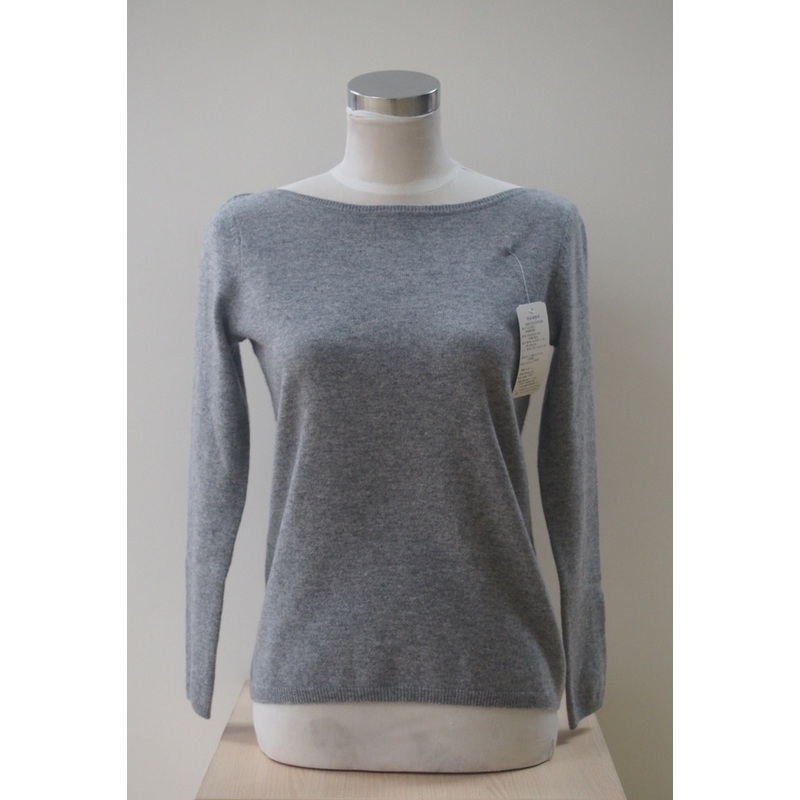 Ladies Pure Cashmere Jumper with Stright Neck Line (BS1400126) – Cashmere Jumper and Pure Cashmere Jumper price|S