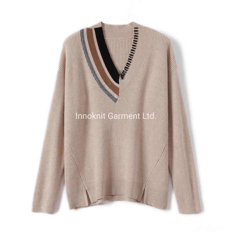V-Neck Fashion Women Sweater – Clothes and Fashion price|S