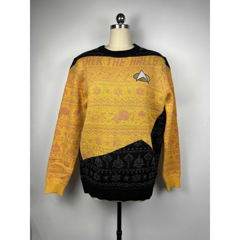 2022 Christmas Unisex Fashion Knitted Jacquard Patterned Round Neck Long Sleeve Jumper Sweater – Chirstmas Sweater and Christmas Pullover price|S