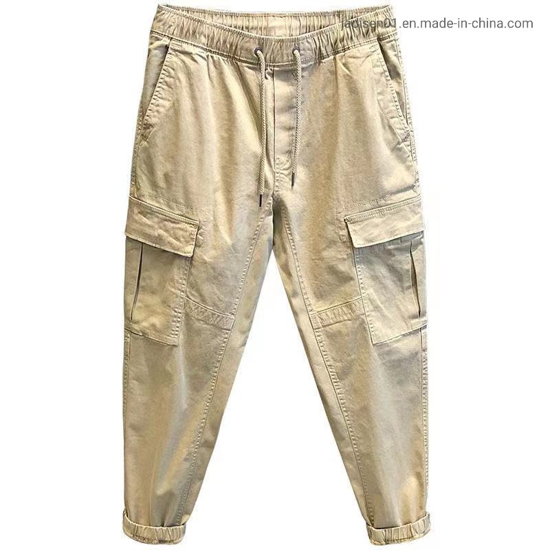 Business Casual Mens Comfortable Loose Trousers – Trousers and Fashion Cotton Trousers price|M, M-2XL