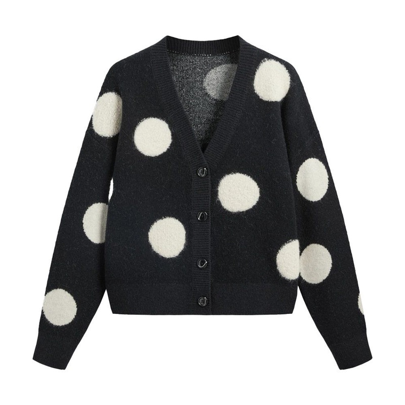 Fashion Women Clothes Customwinter Coat 3D Jacquard Sweater for Women Casual Cardigan – Customized Factory Sweaters and Vintage Button Cardigan price|S/M/L/Customized Size