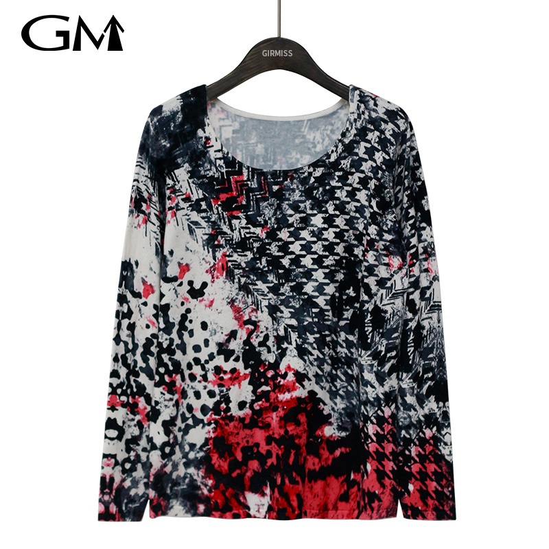 Fashion Womens Large Round Neck Loose Knit Top – Knitting and Round Neck price|L