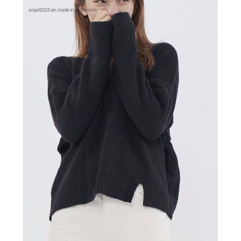 Fashiong Ladies Knitted Pullover with Wool Mohair Sweaters – Clothes and Fashion price|S