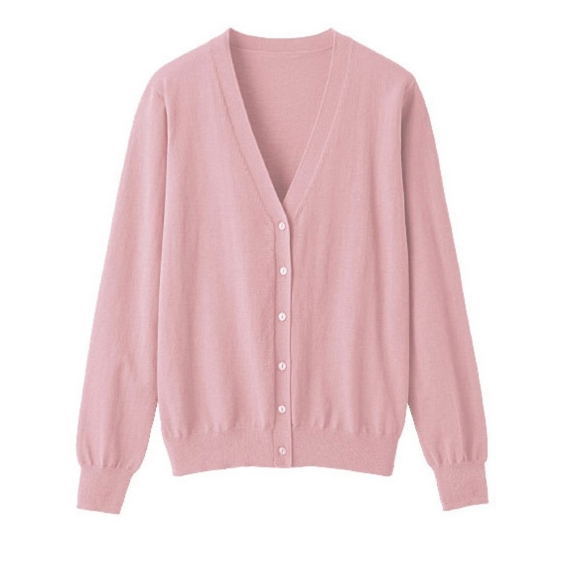 High Quality V-Neck Merino Wool Women Cardigan – Women Sweater and Women Jumper price|M, S-XXL