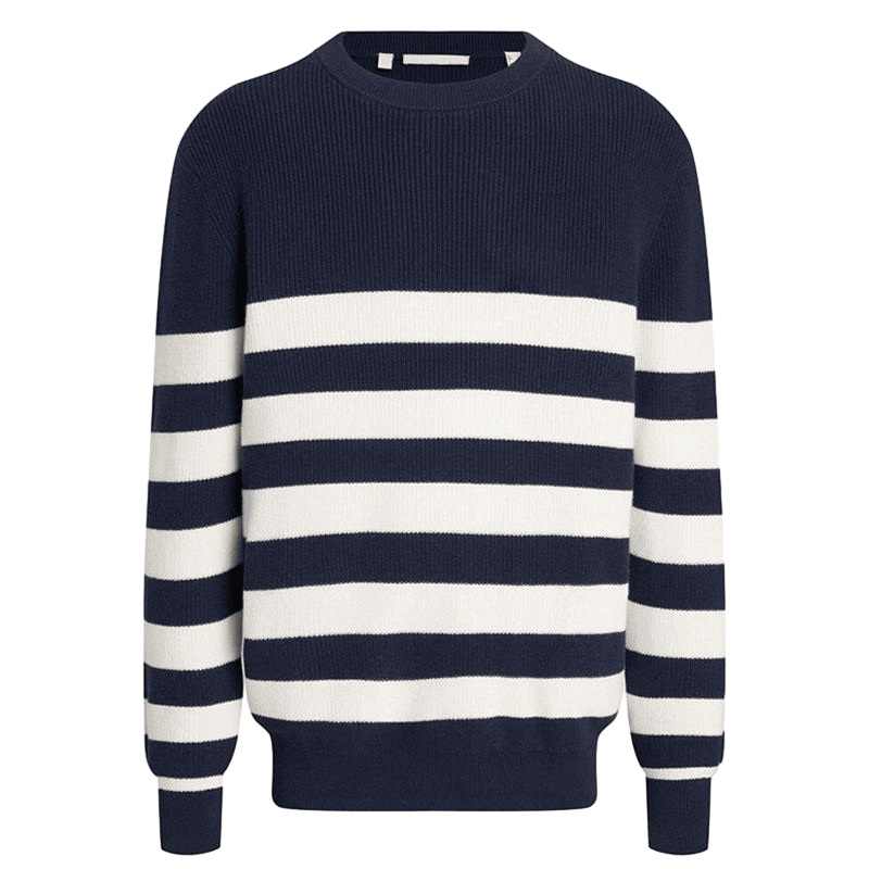 Hot Mens Splicing Pullover Jumper Winter Casual Warm Mens Striped Sweater – Mens Splicing Sweater and Warm Pullover Sweater price|S/M/L/Customized Size