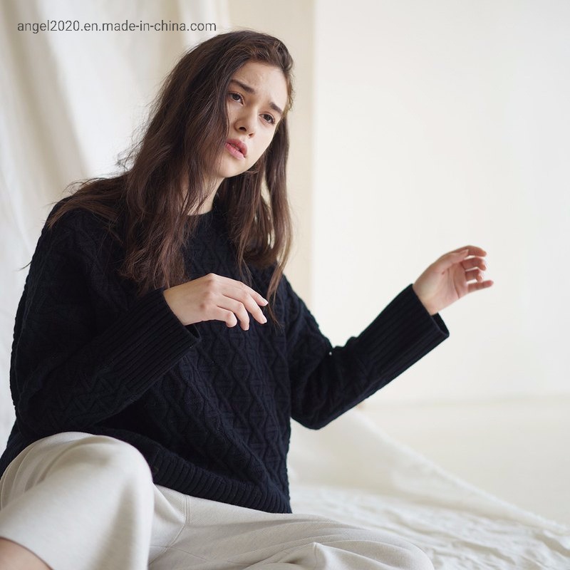 Kintter Wear Ladies Knitted Pullover with Wool Cashmere Sweaters – Clothes and Fashion price|S