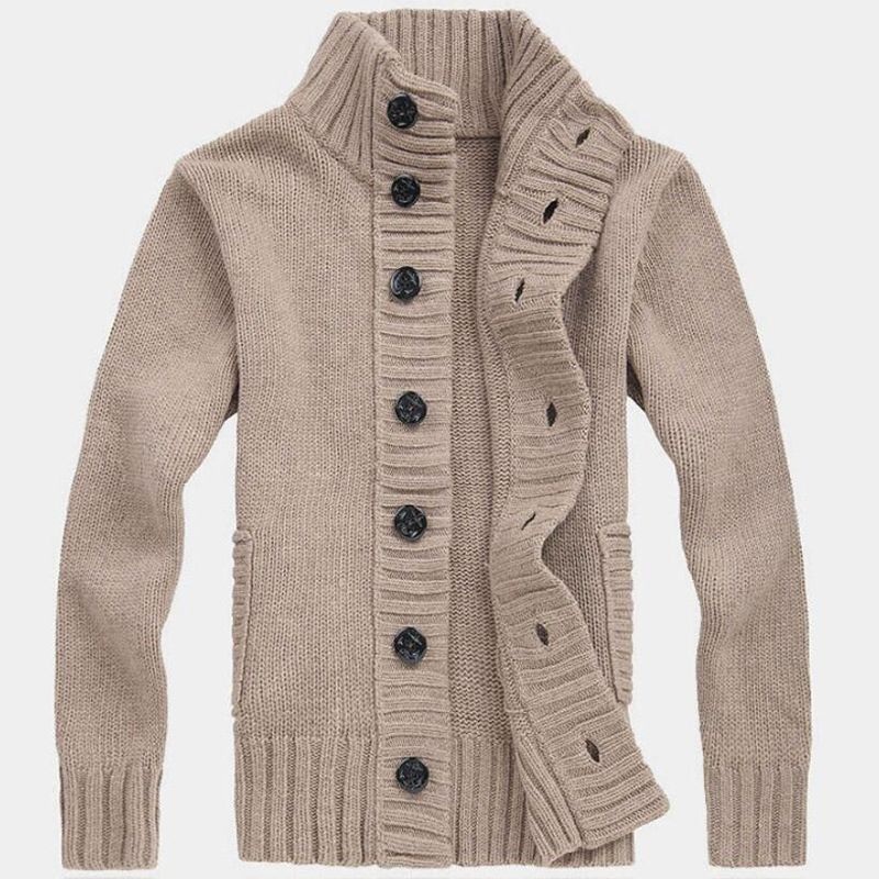Mens Autumn Winter Knitted Cardigan Coats Casual Knitwear Sweater Jackets – Men Autumn Winter Sweater Top and Sweater Cardigan price|S, M, L, XL, 2XL, 3XL
