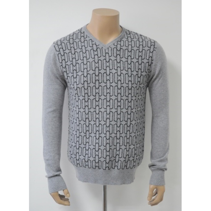 Mens Jacquard 100% Cashmere Jumper Sweater (RMC02) – Mens Cashmere and Mens Cashmere Sweater price|S
