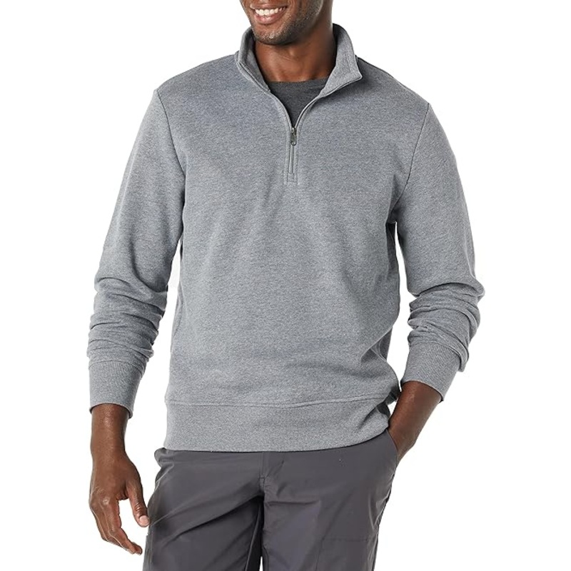 Mens Slim Fit Casual Jumpers Quarter Zip Long Sleeve Pullover Half Zip Neck Sweaters Polo Top with Ribbing Edge – Knitwear Pullover and Soft Warm price