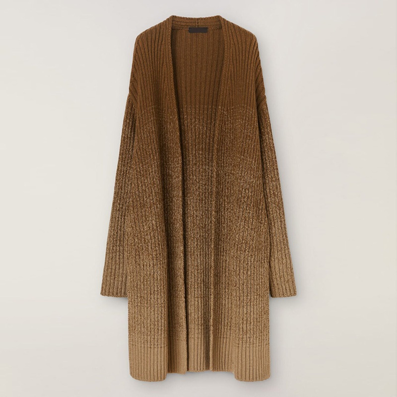 Sweater Coat Designer Plus Size for Womens Wool Cashmere Sweaters Long Cardigan – Cardigan and Casual Sweater price|S
