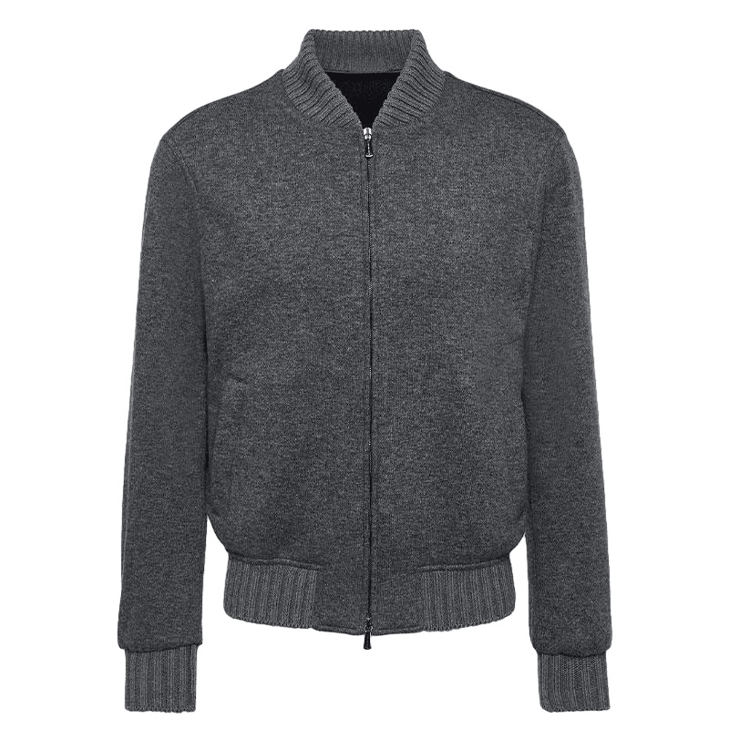 Zip Jacket Winter Double Layer Turtleneck Jumper Mens Ribbed Knit Sweater Cardigan – Customized Factory Sweaters and Custom Manufacturer Sweaters price|Free Size