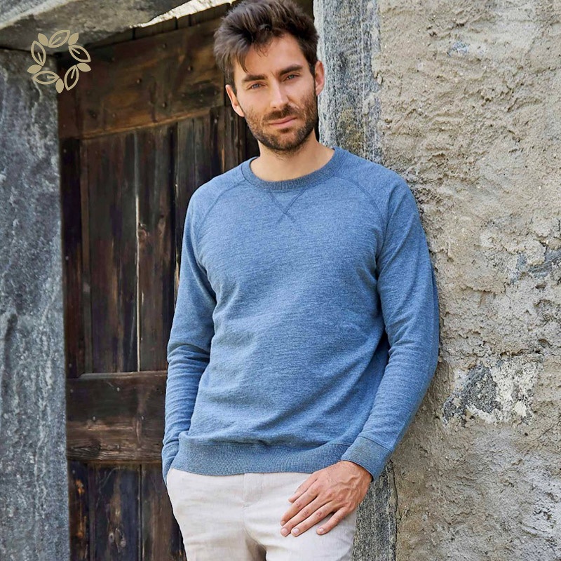 100% Pima Cotton Men Rib Knit Sweater Organic Cotton Sweater for Men Knitted Sweater Men Crewneck Sweater Men Sweaters Custom Pullover Sweater – Sweater and Knit Crewneck price|S
