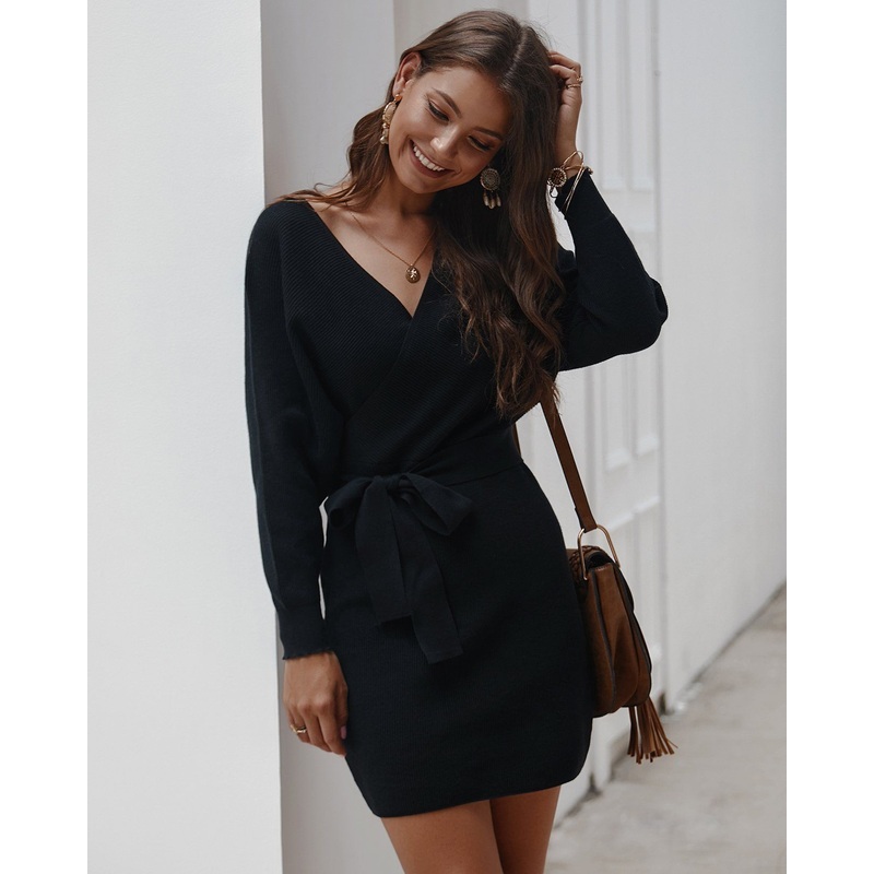 Amazon Hot 2020 Fall Long Sleeve Casual Button Down Cardigan Sweater Women Knitted Ribbed Ladies Sweaters Tops with Belt – Sweater and Plus Size price|S