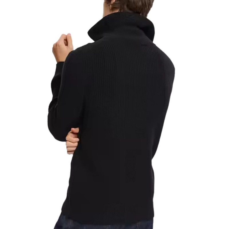 Crew Neck Long Sleeve Plus Size Mens Half Zip Clothing Knitwear Sweaters – Zip Clothing Knitwear Sweaters and Plus Size Mens Sweaters price|Free Size