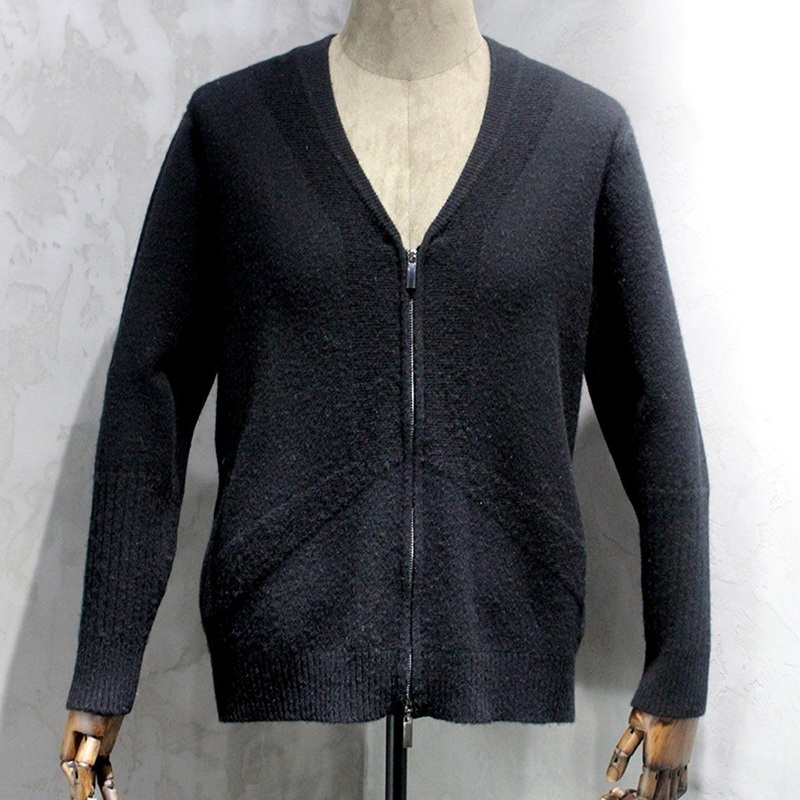 Custom Mens V-Neck Solid Color Cardigan Sweater – Men Hoodie and Hoodies price|S