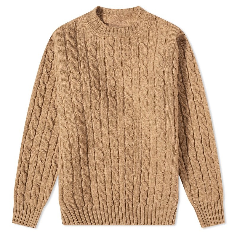Fashionable Customized Men Pulloverloose Knit Sweater Solid Color Cable Mens Sweater – Fashionable Men Sweater and Customized Knit Sweater price|S/M/L/Customized Size