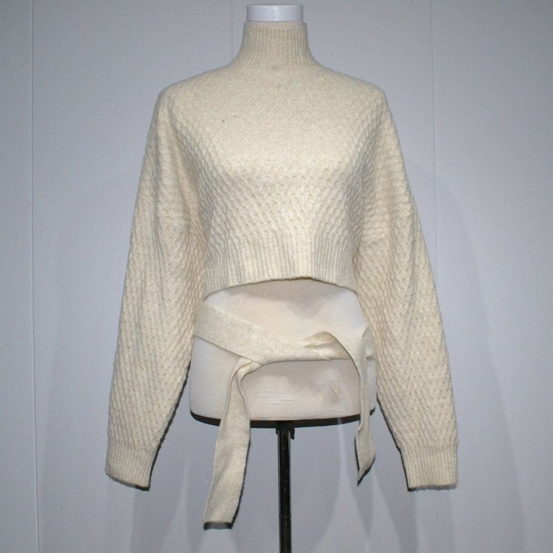 Girls Fashion Trend Long-Sleeved Casual Crew-Neck Sweater Pullover Cardigan – Woolen Sweater and Cardigan Knit price|Free Size