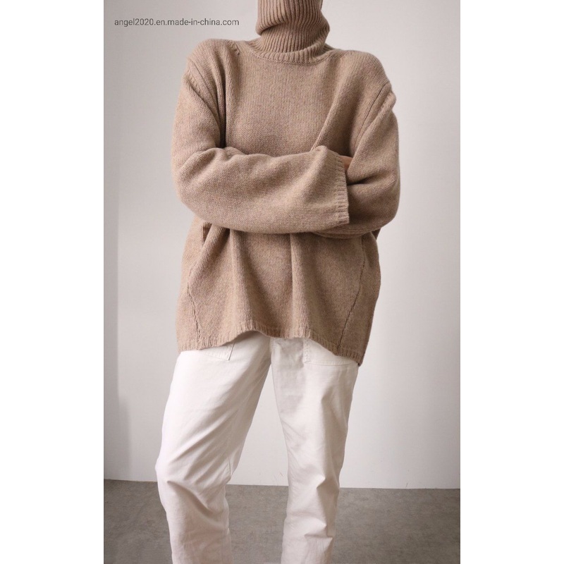 Knitting Wear Ladies Knitted Pullover with Wool Cashmere Sweaters – Clothes and Fashion price|S