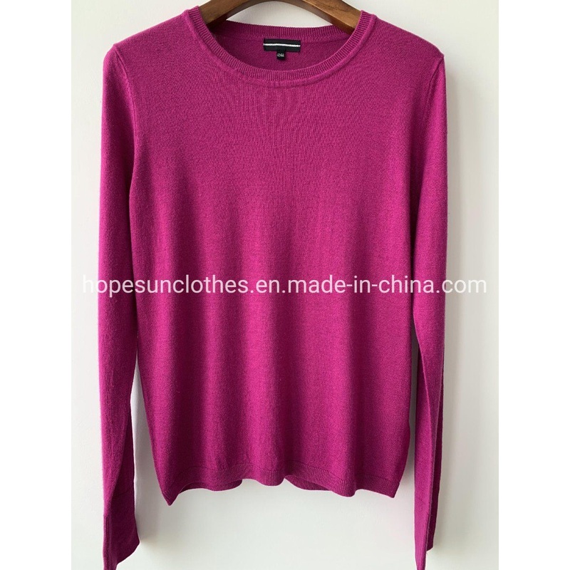 OEM Manufacturer Women Crewneck Casual Wool Cashmere Pullover Knitwear Sweater – Sweater Jumper and Sudaderas price|S